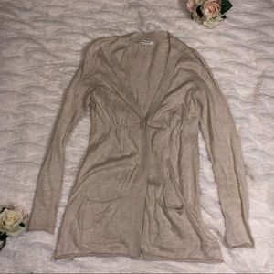 Banana republic, size med, tan, sweater cardigan